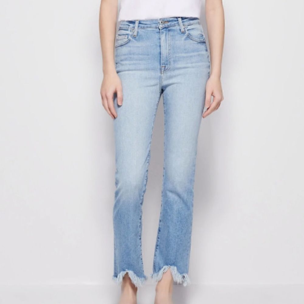 Jonathan Simkhai River High Rise Straight Denim Size 26, Light Wash